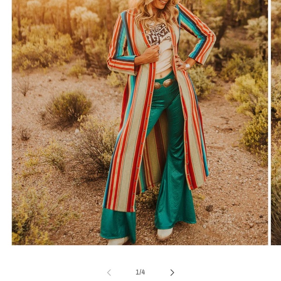 Silverado Apparel Ashely Duster- El Paso.Perfect for any time of year,W/ POCKETS - Picture 1 of 4